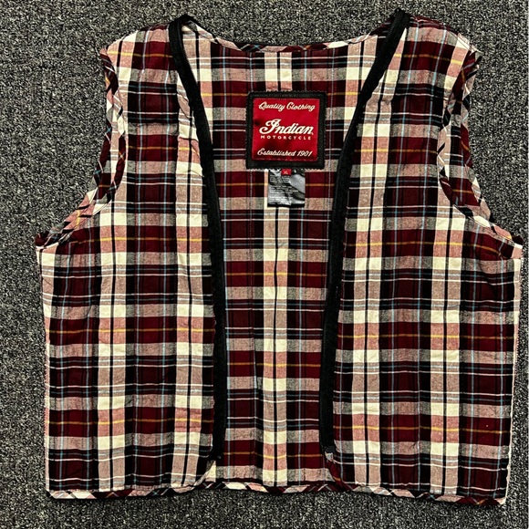 Indian Motorcycle Black Full Leather Coat Jacket Size: Women's XL - Picture 11 of 14